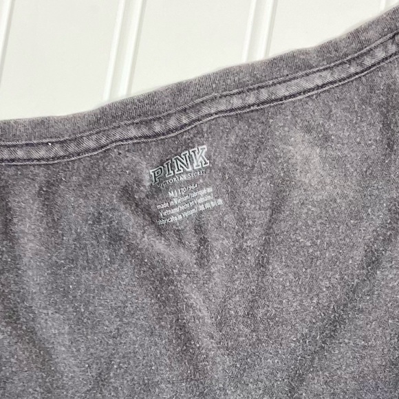 •VS PINK• rainbow logo crop tee - Picture 3 of 5